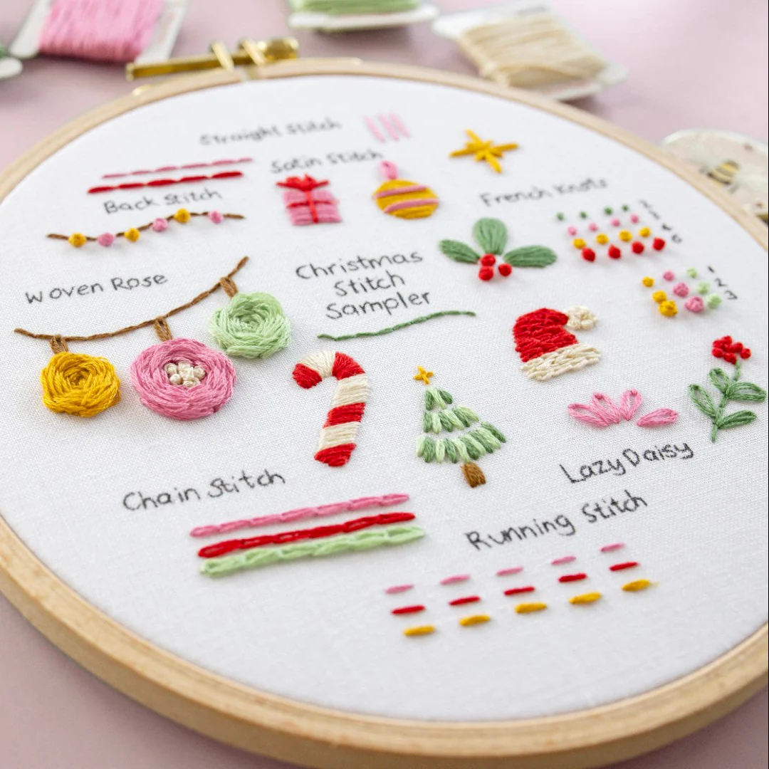 Christmas Stitch Sampler Beginner Kit - Image 3