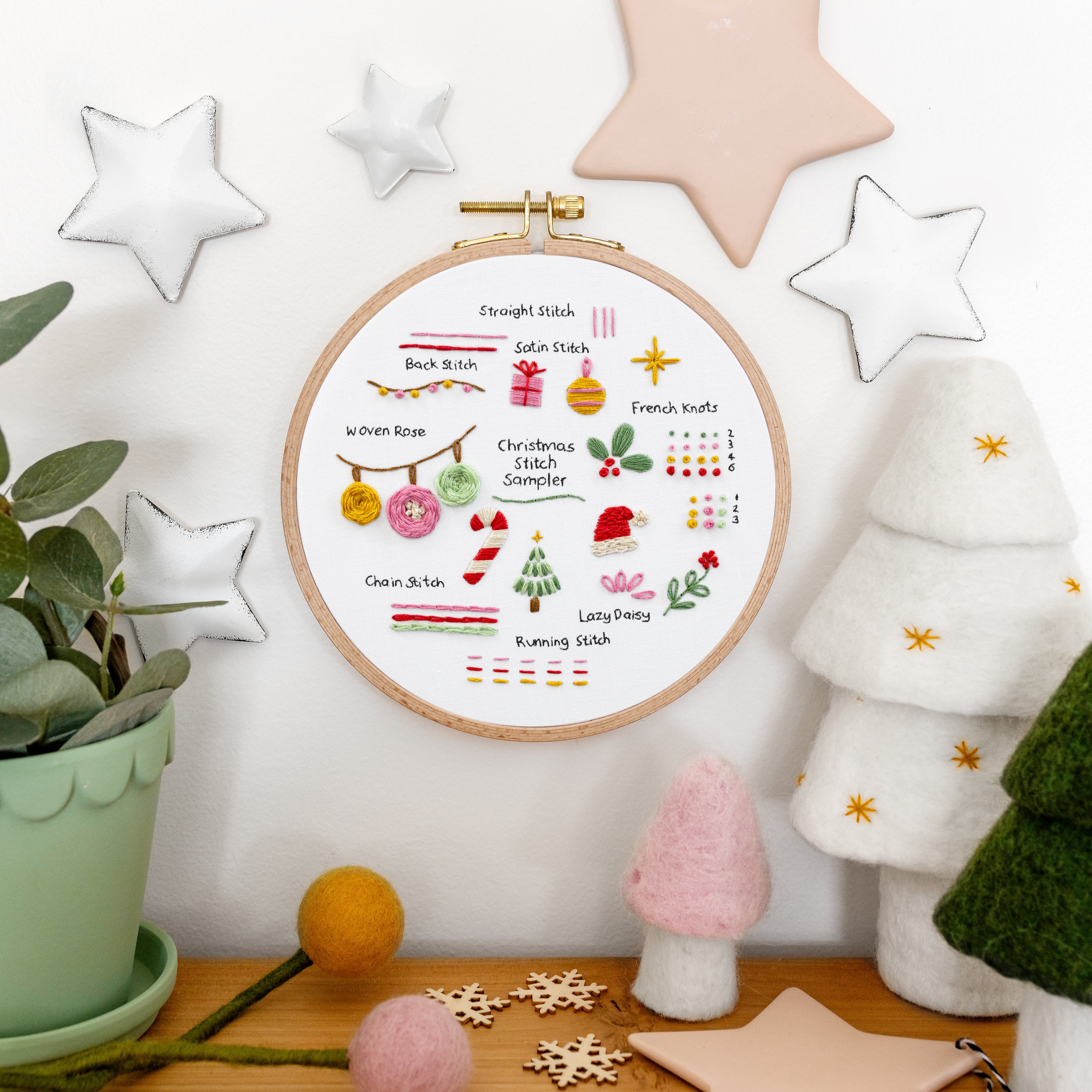 Christmas Stitch Sampler Beginner Kit - Image 7