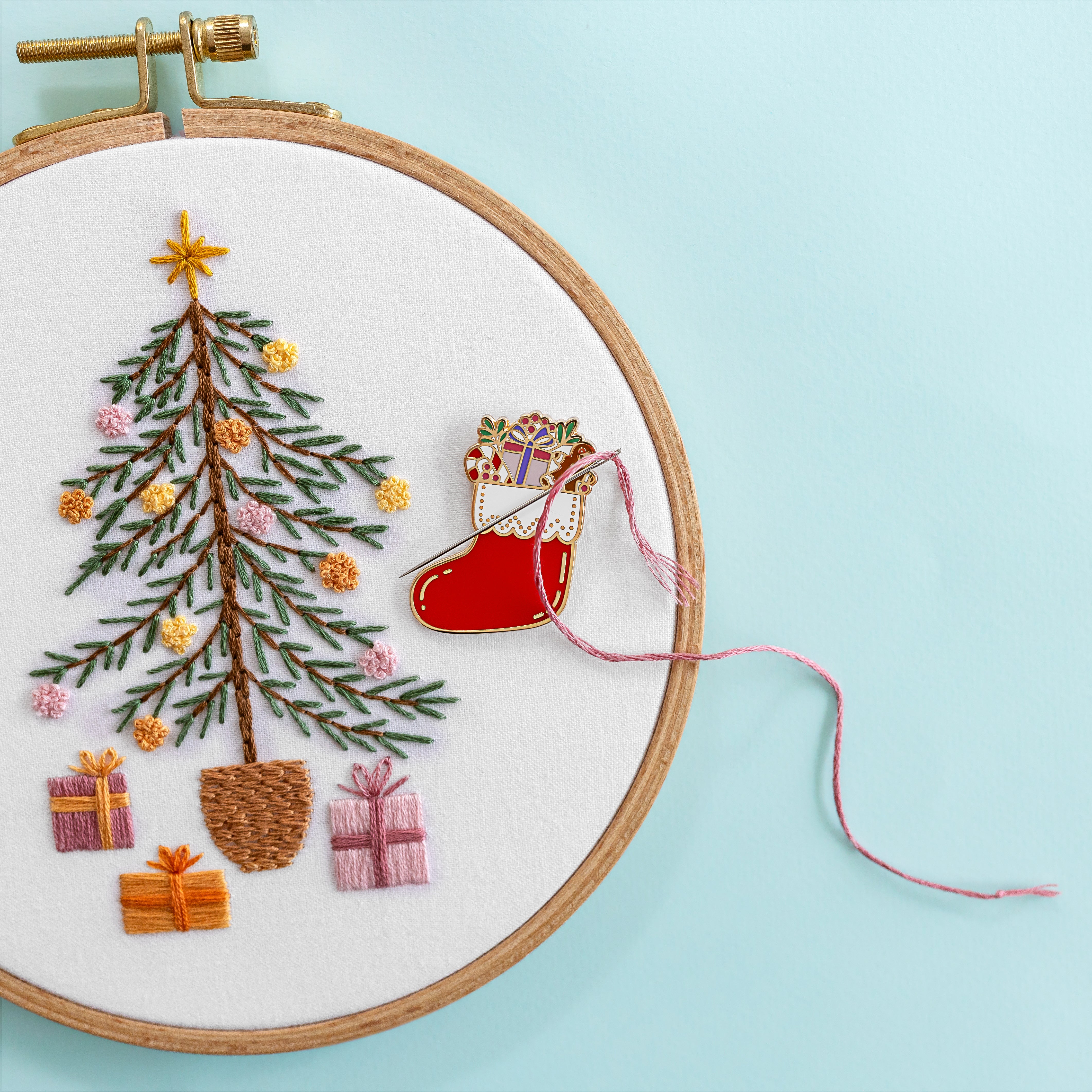 Christmas Stocking Needle Minder - Image 6