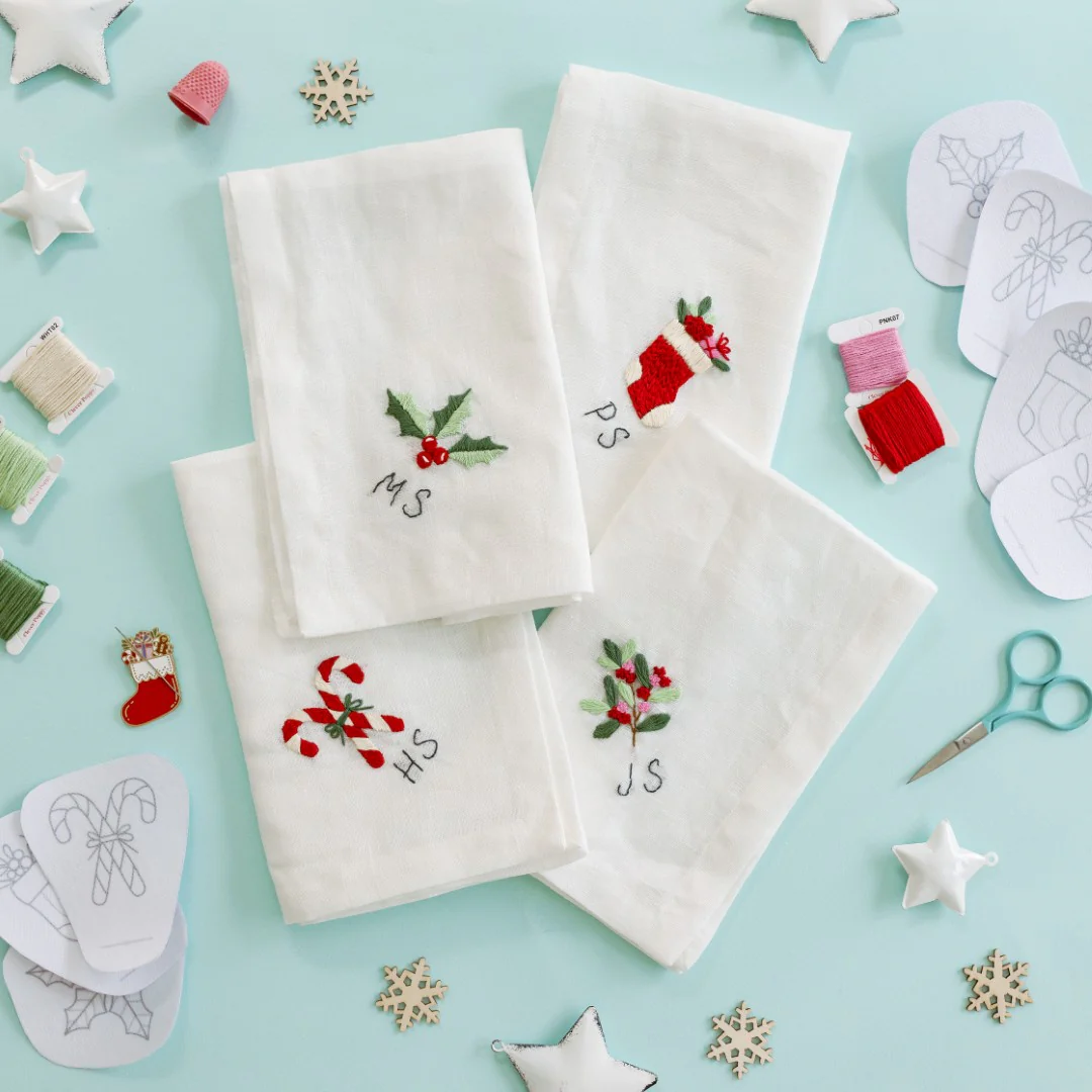 Personalized Christmas Napkins Beginner Kit - Image 14